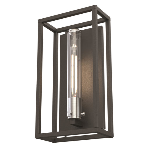 DVI Lighting - DVP28173SS/HB-CL - One Light Outdoor Wall Sconce - Sambre Outdoor - Stainless Steel/Hammered Black w/ Clear Glass