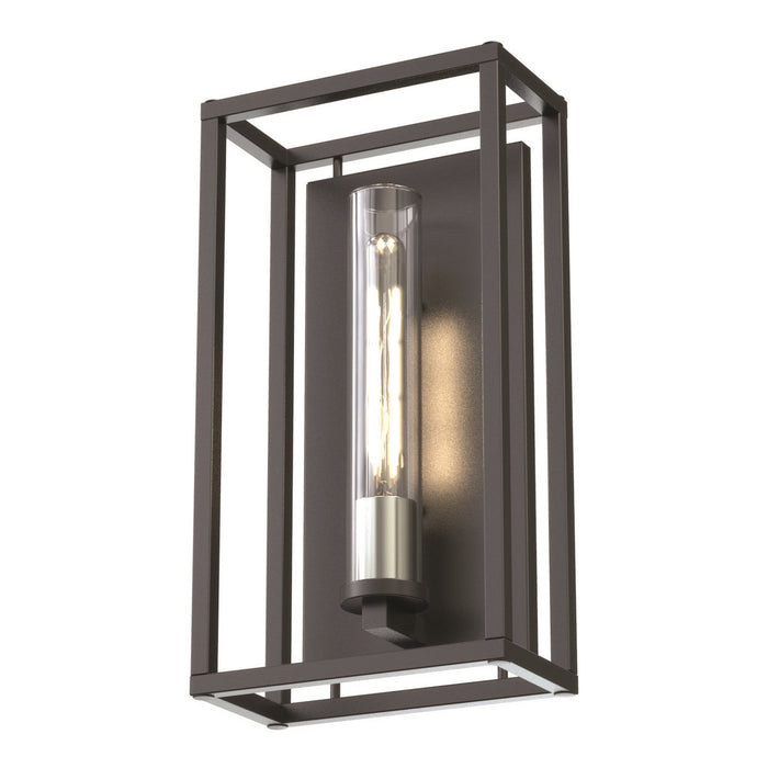 One Light Wall Sconce from the Sambre collection in Multiple Finishes/Graphite w/ Clear Glass finish