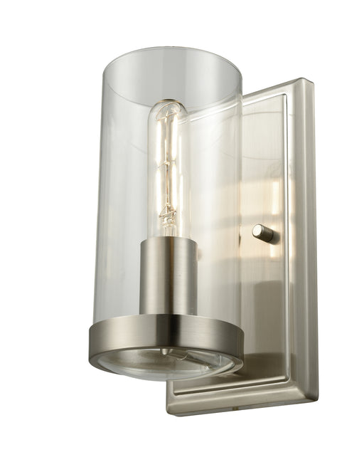 DVI Lighting - DVP9099BN-CL - One Light Wall Sconce - Erin - Buffed Nickel w/ Clear Glass