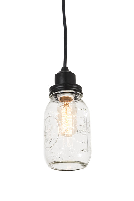 Meyda Tiffany - 176579 - One Light Pendant - Mason Jar - Stainless Steel