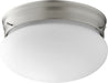 Quorum - 3023-6-65 - One Light Ceiling Mount - Satin Nickel w/ Satin Opal