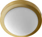 Quorum - 3505-11-80 - Two Light Ceiling Mount - Aged Brass