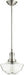 Quorum - 801-12-65 - One Light Pendant - Satin Nickel w/ Clear