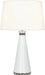 Robert Abbey - LY45X - One Light Table Lamp - Pearl - Lily Lacquered Paint/Polished Nickel