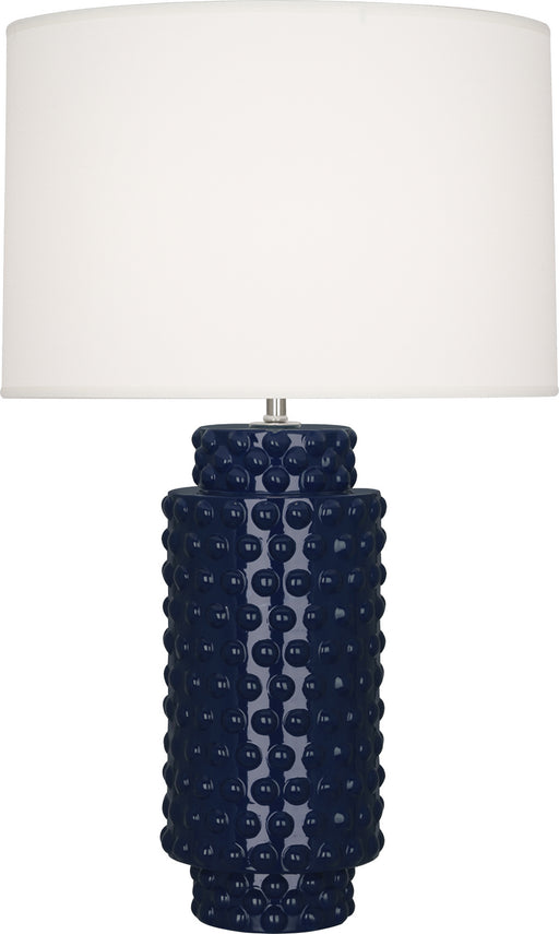 Robert Abbey - MB800 - One Light Table Lamp - Dolly - Midnight Blue Glazed Textured Ceramic