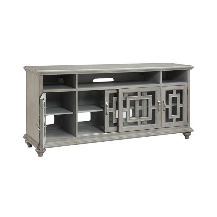 Entertainment Console from the Barron collection in Grey finish
