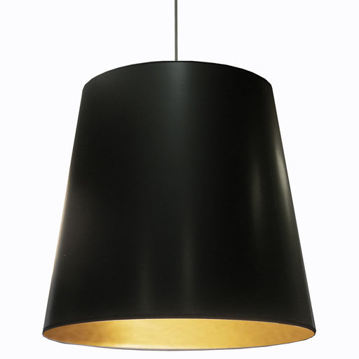 Dainolite Ltd - OD-XL-698 - One Light Pendant - Oversized Drum - Black