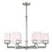 Livex Lighting - 40196-91 - Six Light Chandelier - Harding - Brushed Nickel