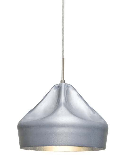 Besa - 1JT-LOTUS-LED-SN - One Light Pendant - Lotus - Satin Nickel