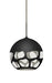 Besa - 1JT-ROCKYBK-BR - One Light Pendant - Rocky - Bronze