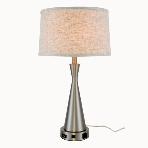 Elegant Lighting - TL3014 - One Light Table Lamp - Brio - Vintage Nickel