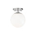 Mitzi - H105601-PN - One Light Semi Flush Mount - Stella - Polished Nickel