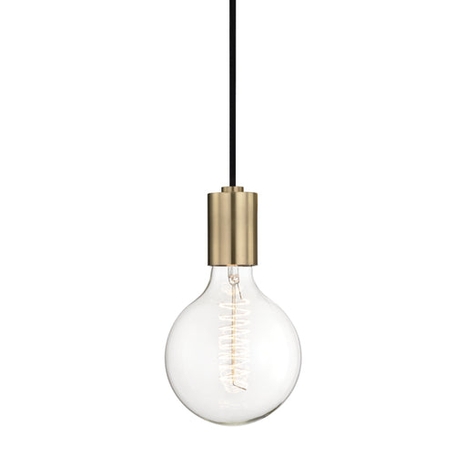 Mitzi - H109701-AGB - One Light Pendant - Ava - Aged Brass