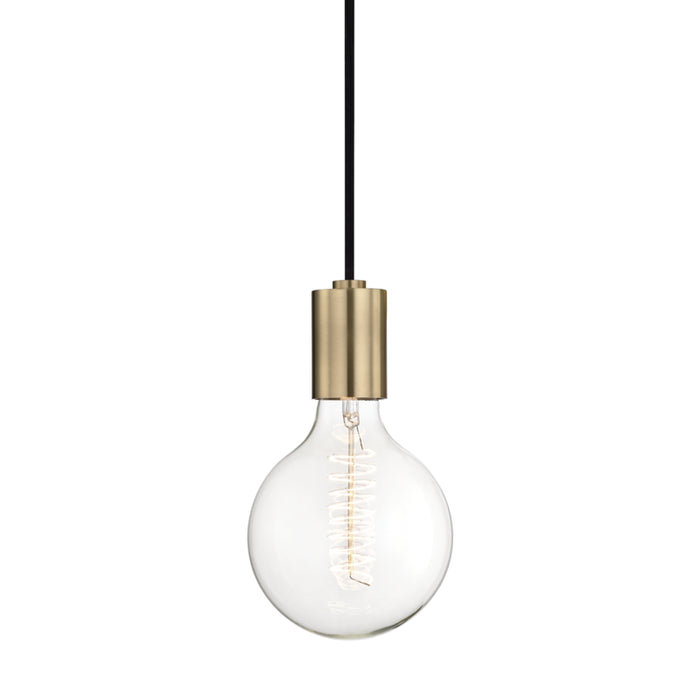 Mitzi - H109701-AGB - One Light Pendant - Ava - Aged Brass