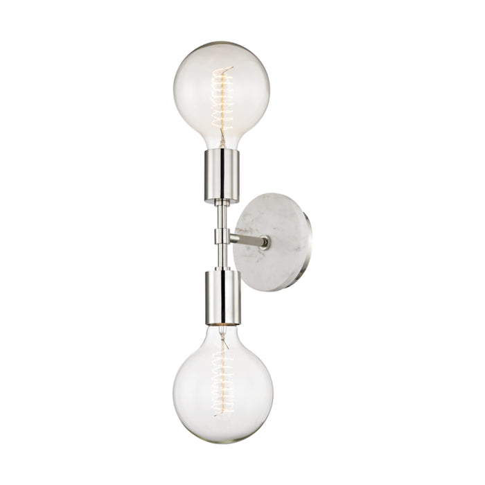 Mitzi - H110102-PN - Two Light Wall Sconce - Chloe - Polished Nickel