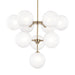 Mitzi - H122810-AGB - Ten Light Chandelier - Ashleigh - Aged Brass