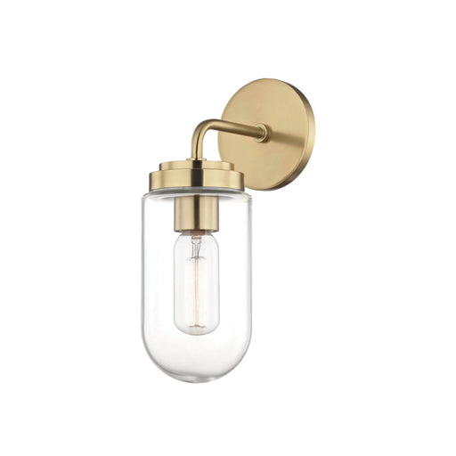 Mitzi - H124101-AGB - One Light Wall Sconce - Clara - Aged Brass
