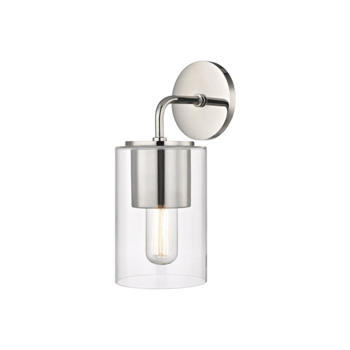 Mitzi - H135101-PN - One Light Wall Sconce - Lula - Polished Nickel