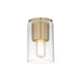 Mitzi - H135501-AGB - One Light Flush Mount - Lula - Aged Brass