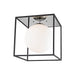 Mitzi - H141501L-PN/BK - One Light Flush Mount - Aira - Polished Nickel/Black