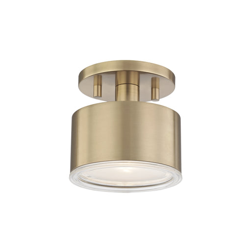 Mitzi - H159601-AGB - One Light Flush Mount - Nora - Aged Brass