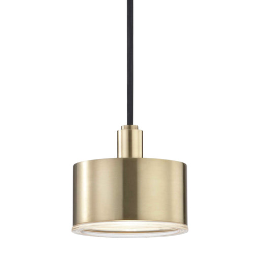 Mitzi - H159701-AGB - One Light Pendant - Nora - Aged Brass
