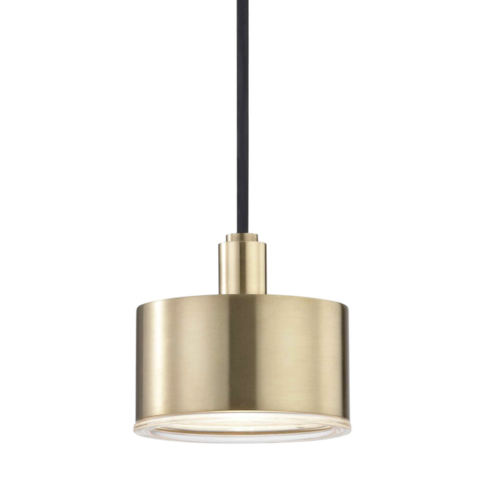 Mitzi - H159701-AGB - One Light Pendant - Nora - Aged Brass