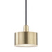 Mitzi - H159701-AGB - One Light Pendant - Nora - Aged Brass