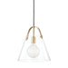 Mitzi - H162701L-AGB - One Light Pendant - Karin - Aged Brass