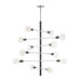 Mitzi - H178812-PN/BK - 12 Light Chandelier - Astrid - Polished Nickel/Black