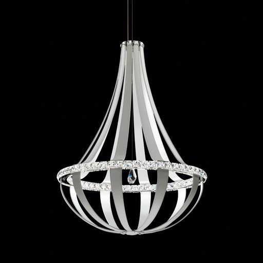 Schonbek - SCE130DN-LW1S - LED Pendant - Crystal Empire - White Pass Leather