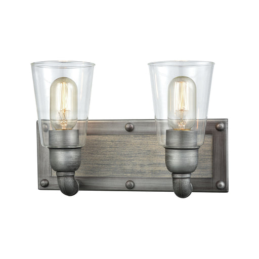 ELK Home - 14471/2 - Two Light Vanity Lamp - Platform - Weathered Zinc