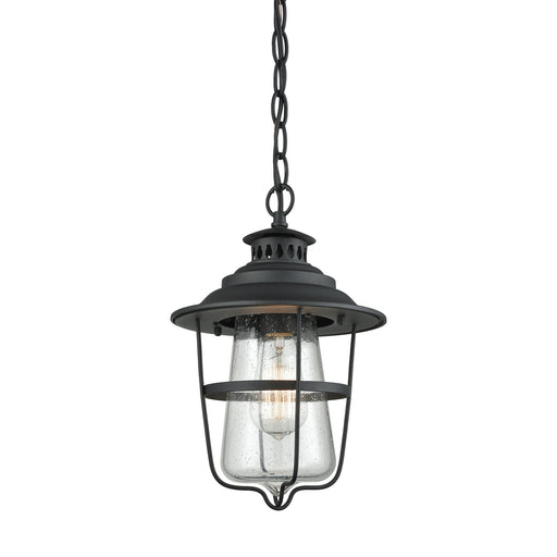 ELK Home - 45121/1 - One Light Outdoor Hanging Lantern - San Mateo - Textured Matte Black