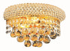 Elegant Lighting - V1800W12G/RC - Two Light Wall Sconce - Primo - Gold