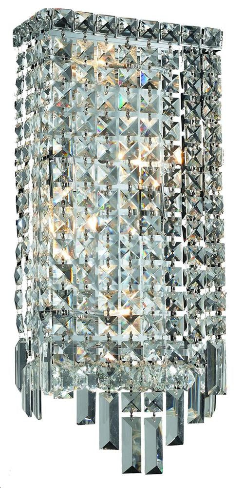 Elegant Lighting - V2033W8C/RC - Four Light Wall Sconce - Maxime - Chrome