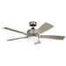 Kichler - 300457NI - 52``Ceiling Fan - Leeds - Brushed Nickel
