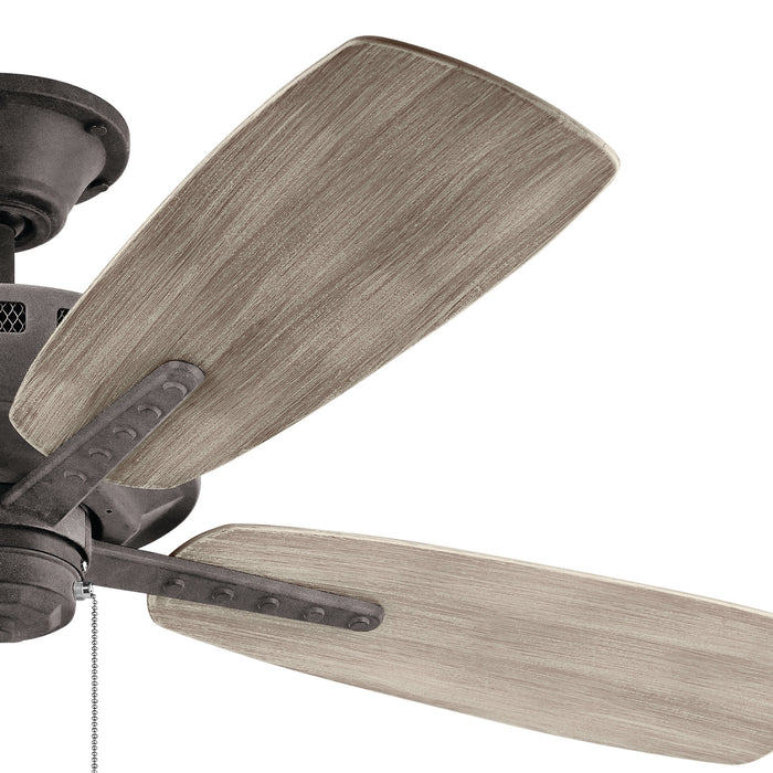 52``Ceiling Fan from the Eads collection in Weathered Zinc finish