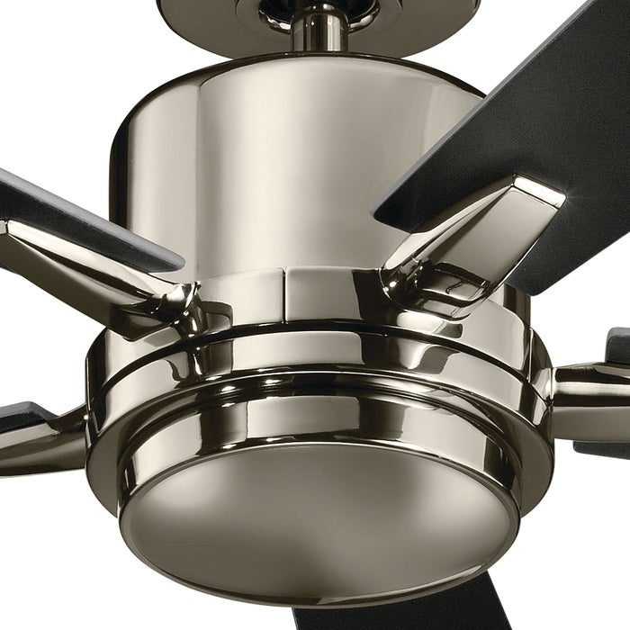 52``Ceiling Fan from the Lucian collection in Polished Nickel finish