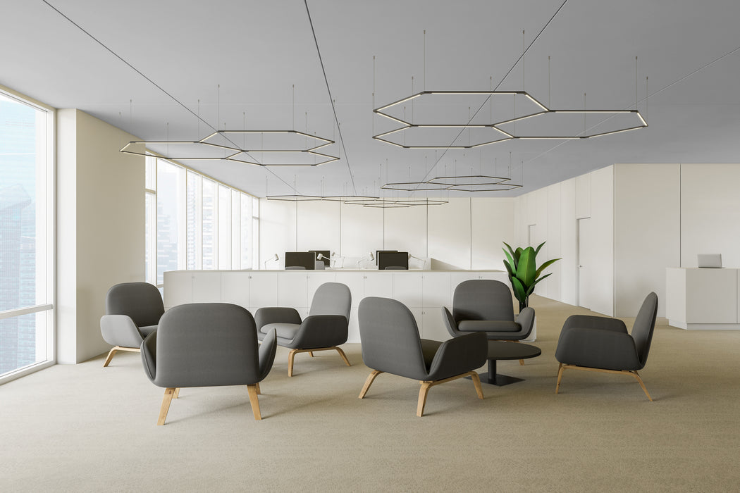 LED Pendant from the Z-Bar Pendant collection in Matte Black finish