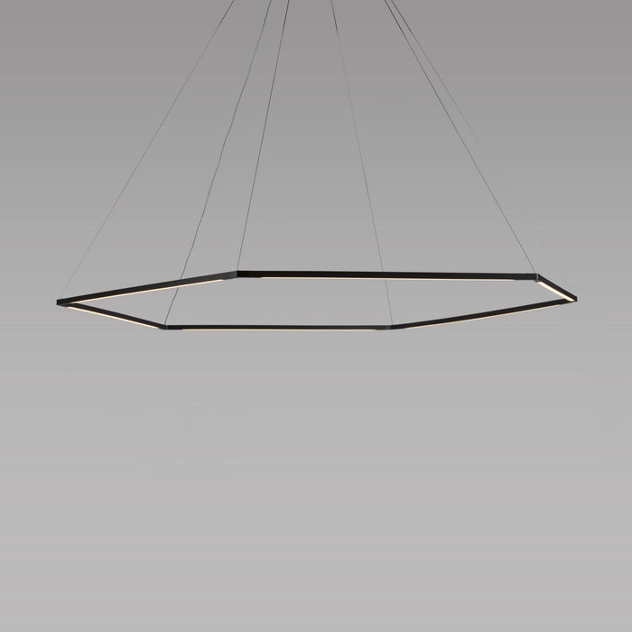 Koncept - ZBP-24-H-SW-MTB-CNP - LED Pendant - Z-Bar Pendant - Matte Black