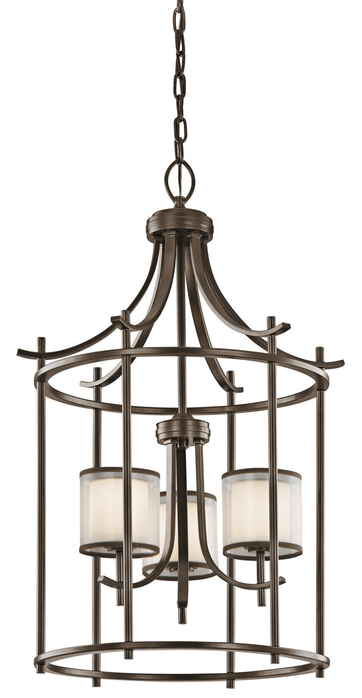 Kichler - 43139MIZ - Three Light Foyer Pendant - Tallie - Mission Bronze