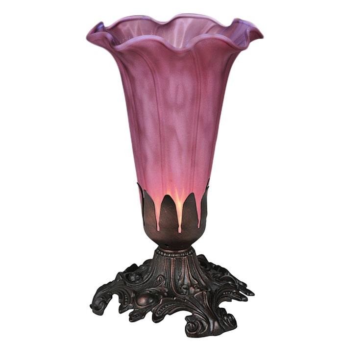 Meyda Tiffany - 13502 - One Light Accent Lamp - Hyde Park - Craftsman Brown