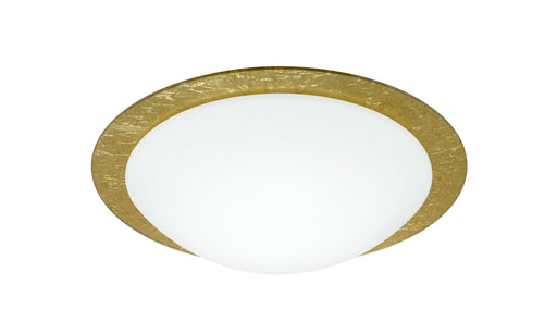 Besa - 9772GFC - One Light Ceiling Mount - Ring - White/Gold Ring
