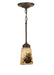 Meyda Tiffany - 104974 - One Light Mini Pendant - Pine Barons - Mahogany Bronze