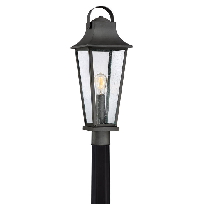 Quoizel - GLV9008MB - One Light Outdoor Post Mount - Galveston - Mottled Black