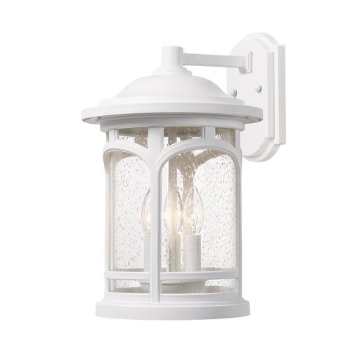 Quoizel - MBH8409W - Three Light Outdoor Wall Lantern - Marblehead - White Lustre