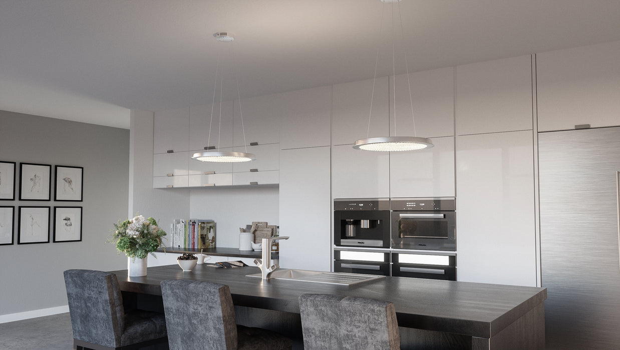 LED Pendant from the Blaze collection in Polished Chrome finish