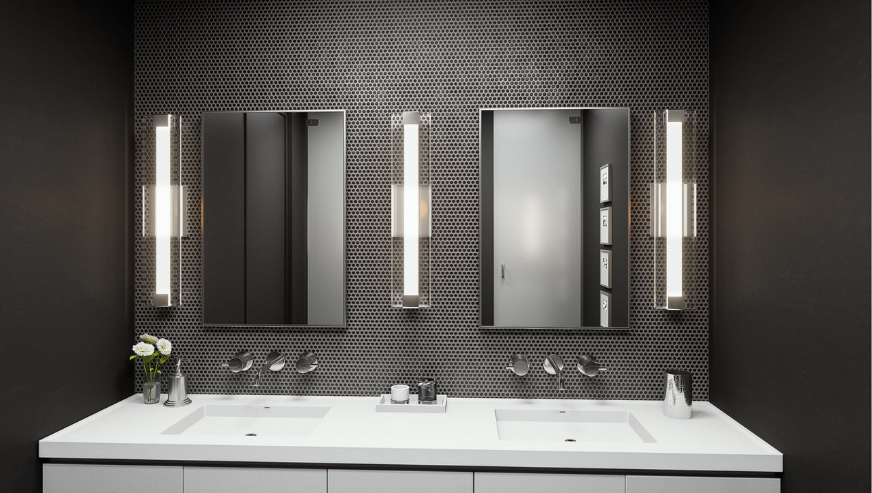 LED Bath Fixture from the Salon collection in Polished Chrome finish
