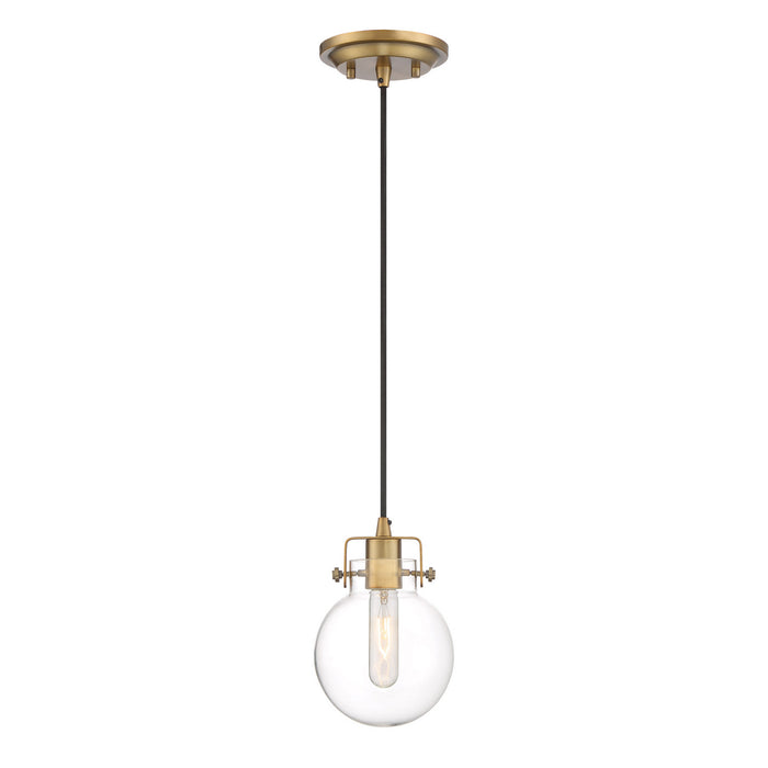 Quoizel - SDL1506WS - One Light Mini Pendant - Sidwell - Weathered Brass