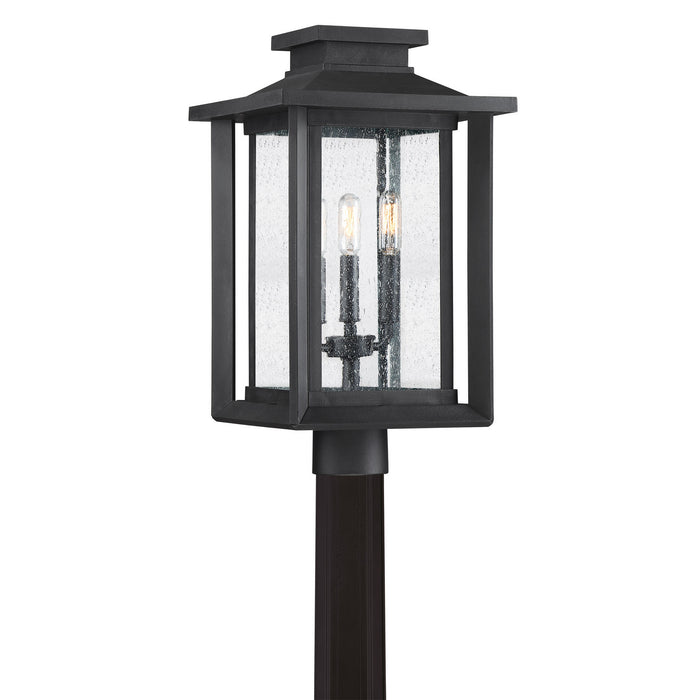 Quoizel - WKF9011EK - Three Light Outdoor Post Lantern - Wakefield - Earth Black